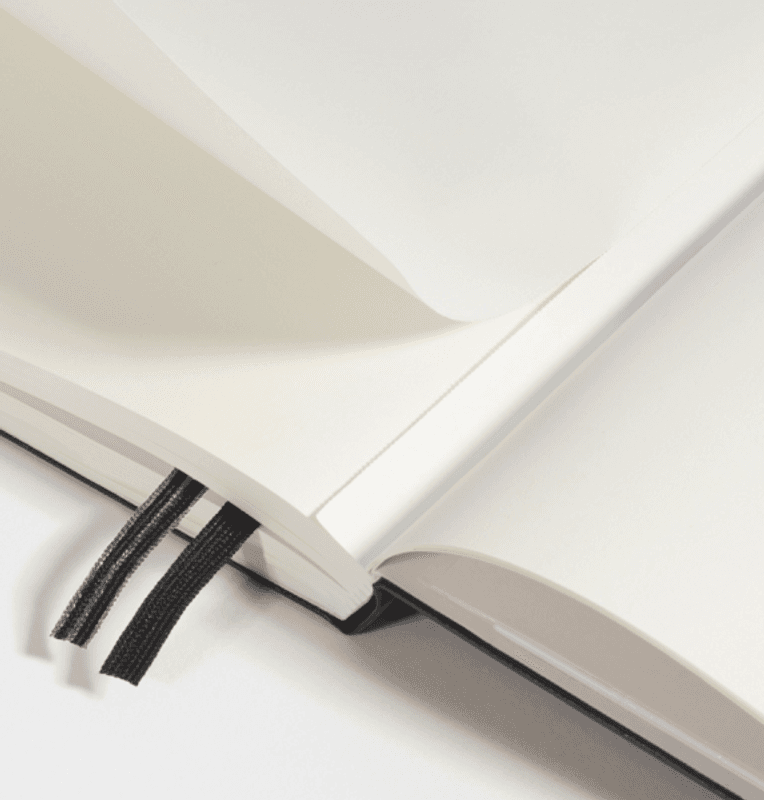 LT Notatbok Dots A6, Sort Hard / Softcover