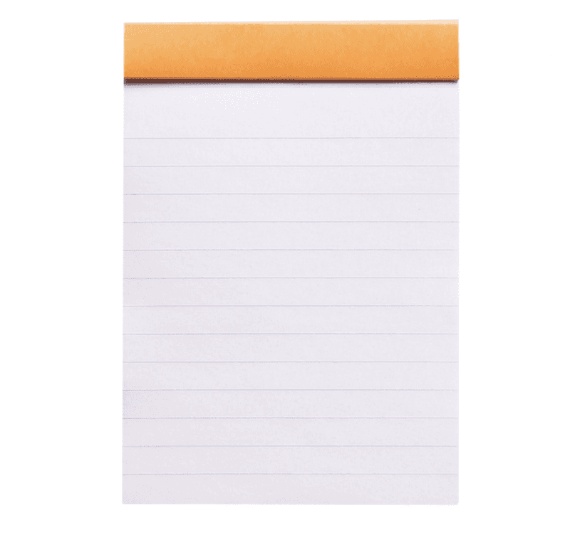 Rhodia Bloc No 12 Pad Linjer, stiftet