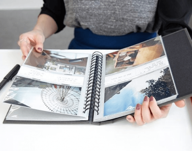 Iconic Fotoalbum, Burgundy