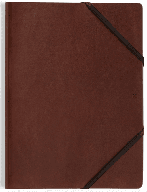 Hovedbilde LGNDR Skinn mappe Chestnut A4