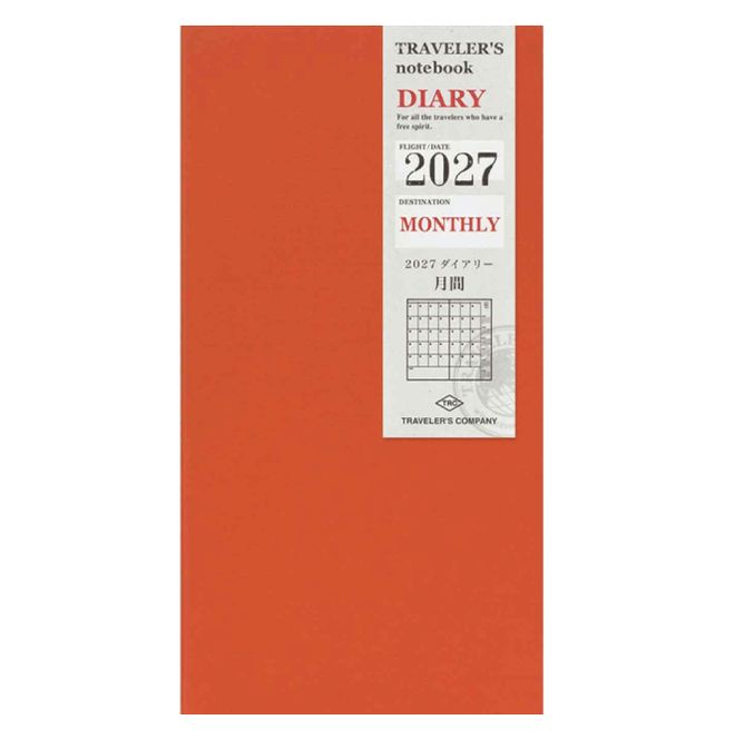 Hovedbilde Travelers Notebook Diary 2027 MONTHLY, Regular ...