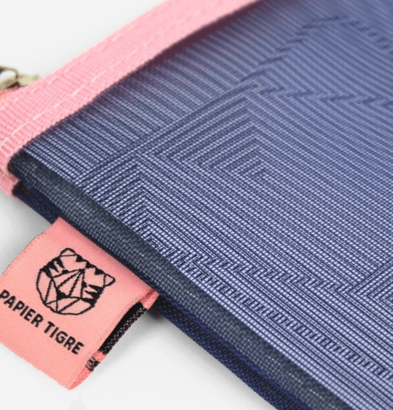 Papier Tigre Pouch, Indigo