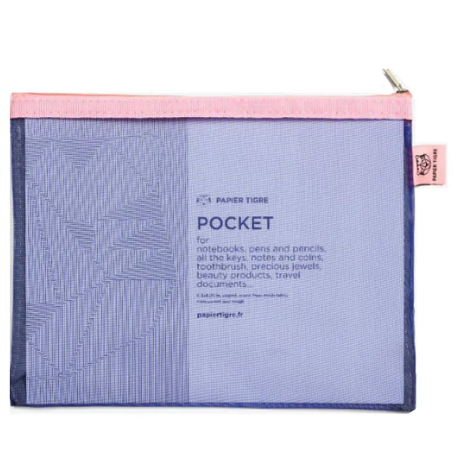 Hovedbilde Papier Tigre Pouch, Indigo