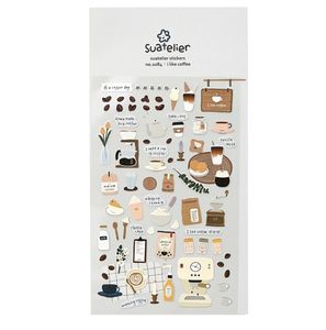 Hovedbilde Suatelier Stickers I like Coffee