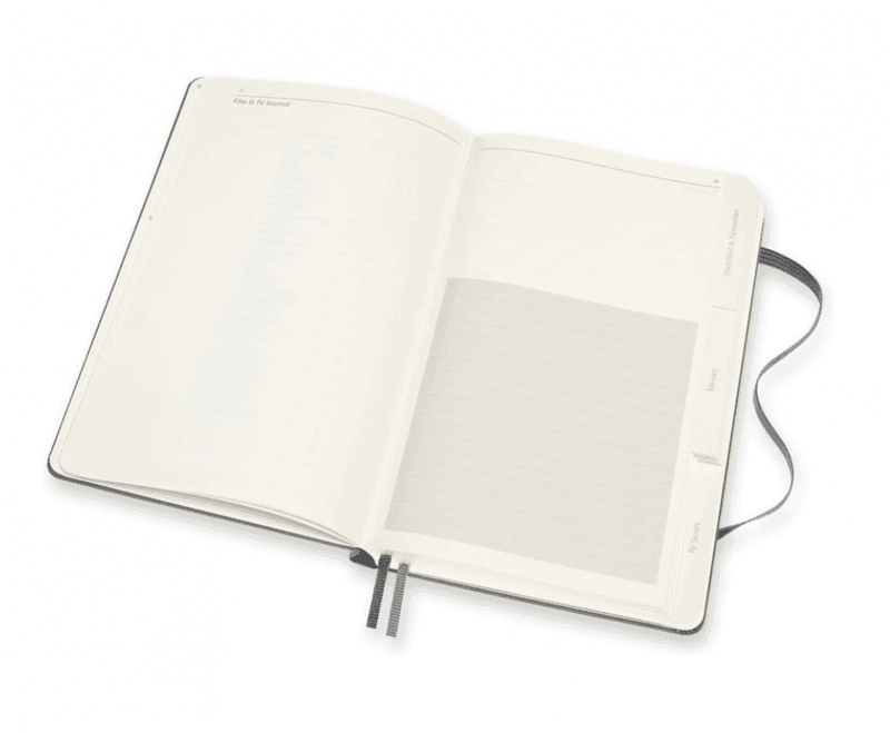 Moleskine Film & TV Journal L, 400 sider