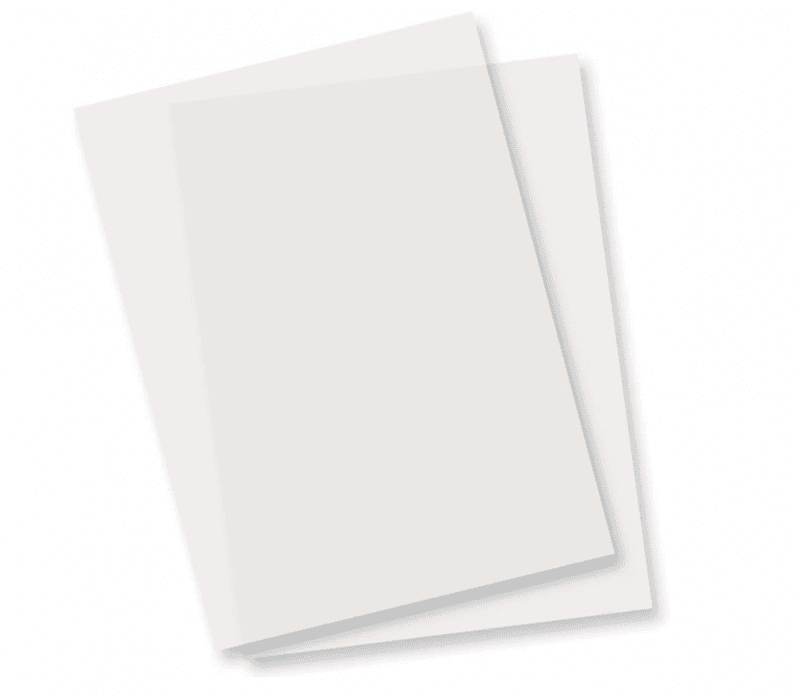 Folia Transparent blokk A4, 25 ark