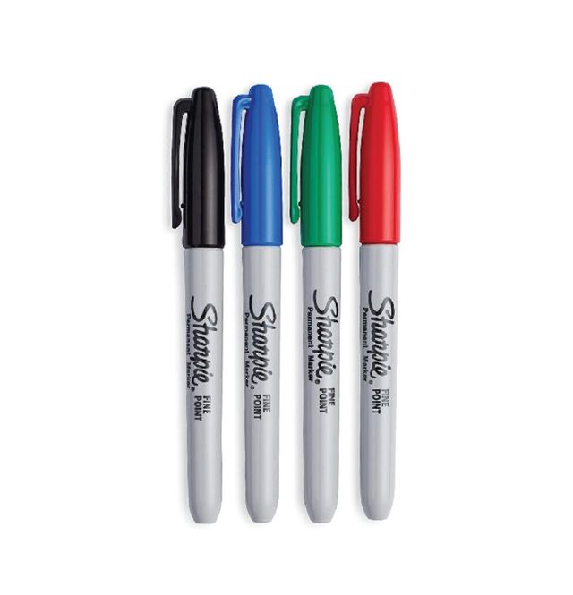 Hovedbilde Sharpie Permanent Tusjpenn Finepoint, 4 farger