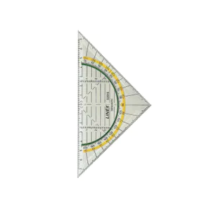 Hovedbilde Linex Antislide Geometritrekant linjal 