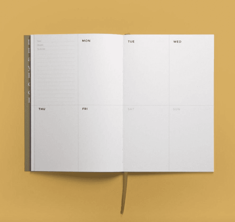 Octagon Open Weekly Planner A5, Craft