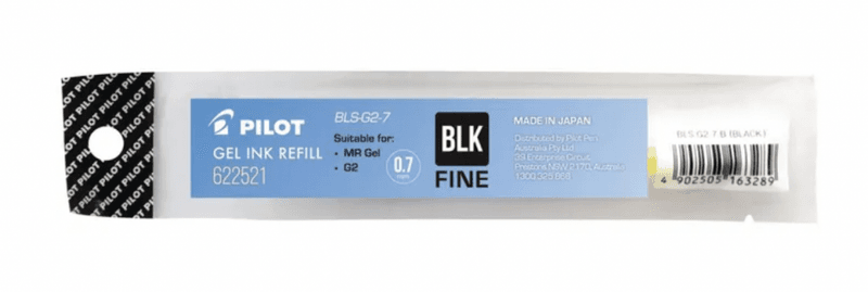 Pilot G2 REFILL 07/ Medium, ulike farger