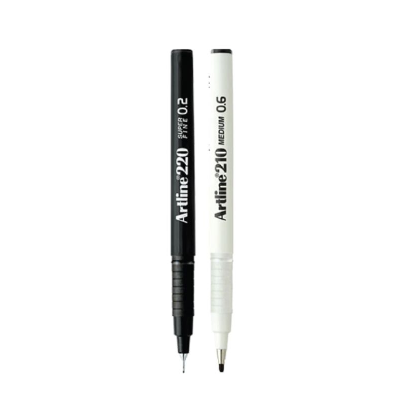 Artline Tusjpenn 02, og 06