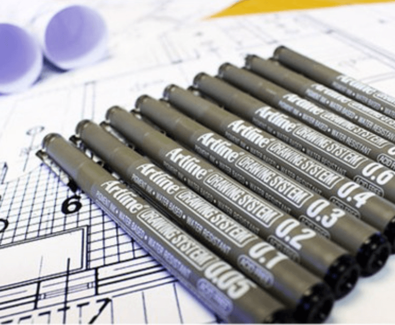 Artline Drawing Pen Fineliner, ulike str