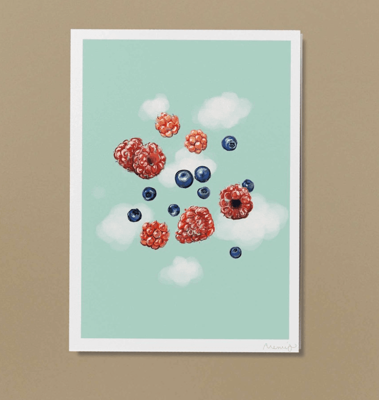 Memio Foldekort m konvolutt BERRY DREAM