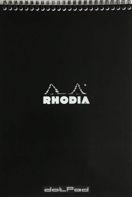 Rhodia Notatblokk Dots, topp-spiral A4