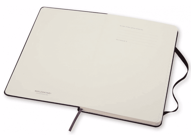 Moleskine Classic Soft/ Hardcover Notatbok L, Plain