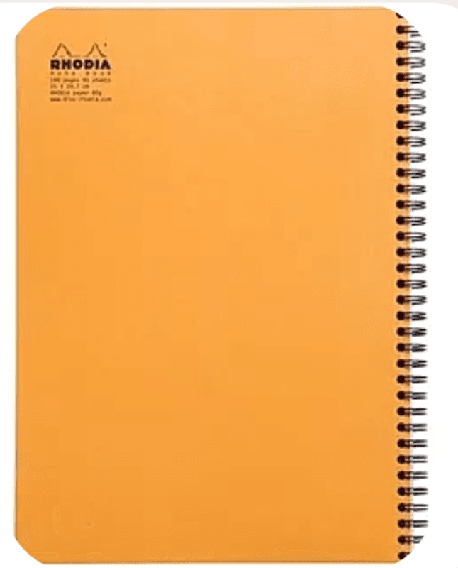 Rhodia Notatbok Linjer, sidespiral A4+