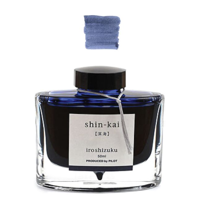 Hovedbilde Pilot IROSHIZUKU 50 ml Blekk, Blue/ Shin-Kai
