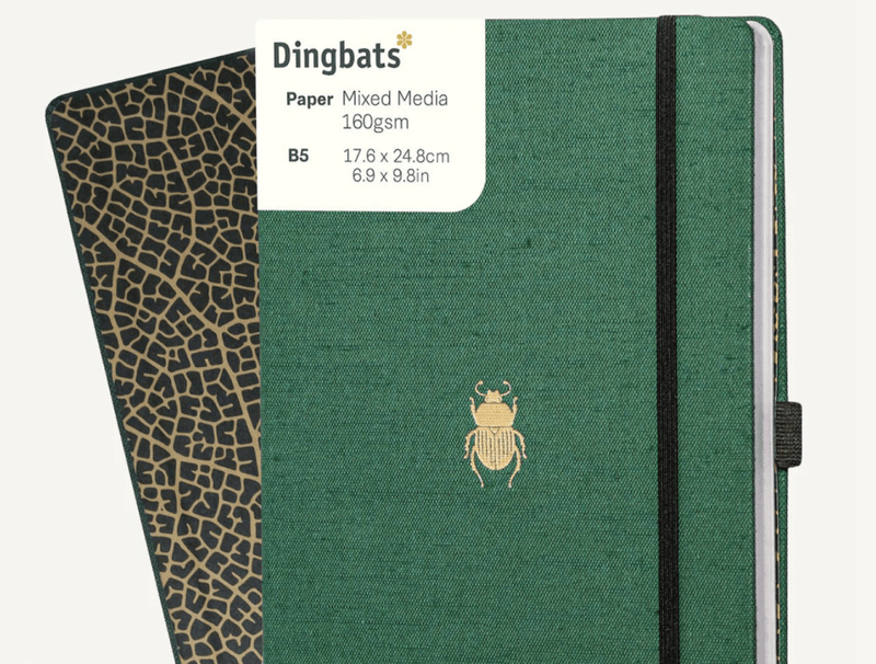 Dingbats PRO B5 Bille Grøn 160 gsm, Plain