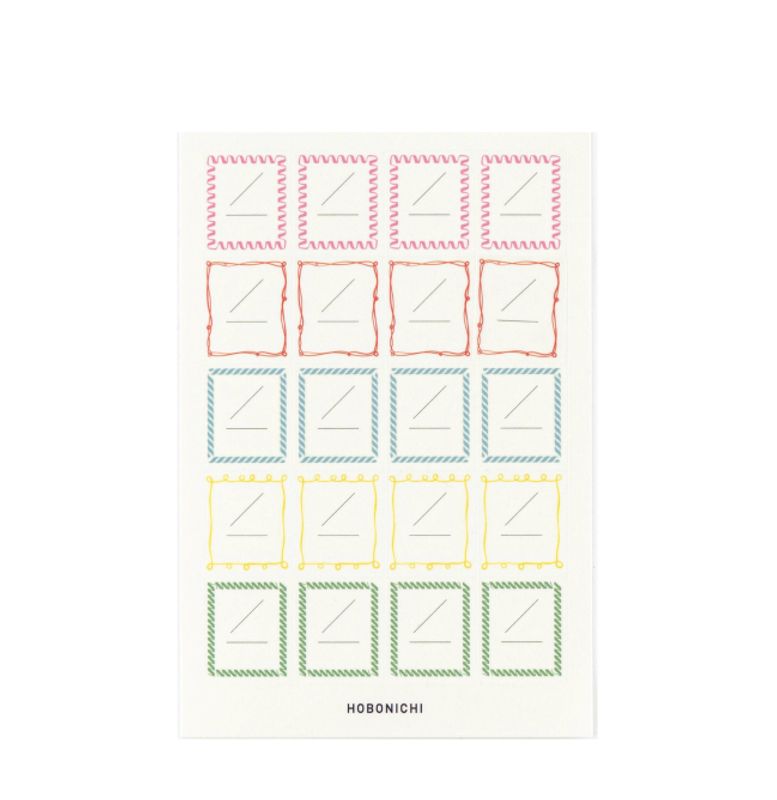 HOBONICHI Frame Stickers A
