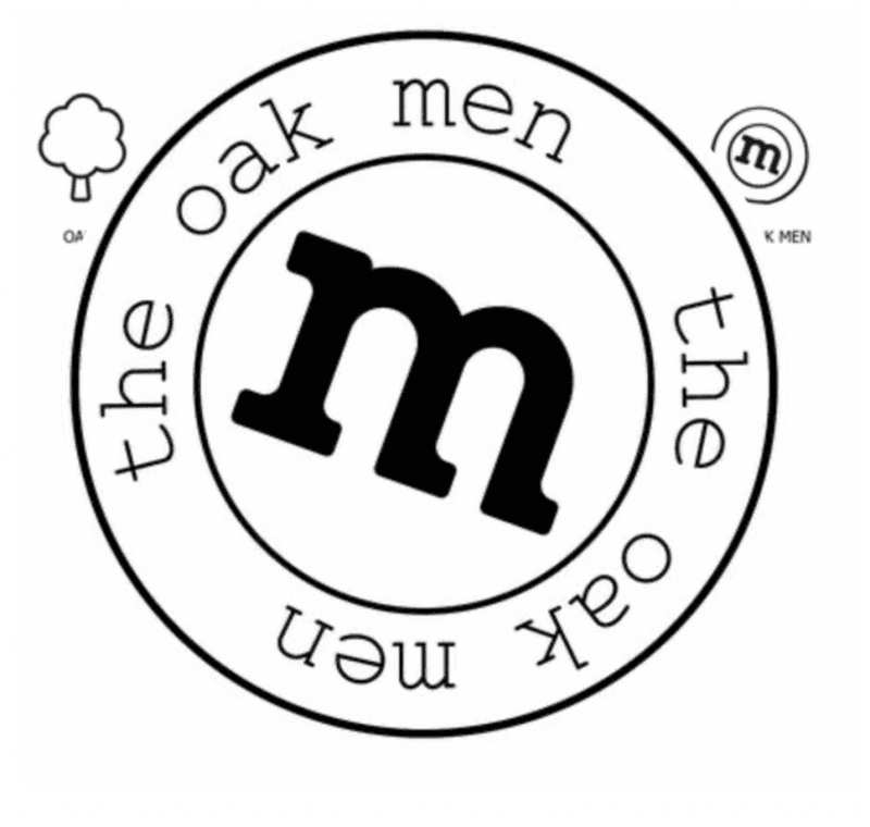 The Oak Men Notice Board Medium m/ magneter, Mørk Eik