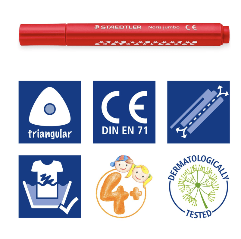 Staedtler Noris Junior 12  Fiberpenn