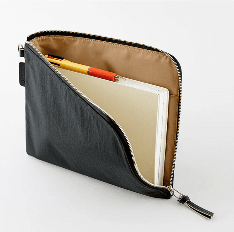 HOBONICHI Tragen Flat Pouch for A5, Brown