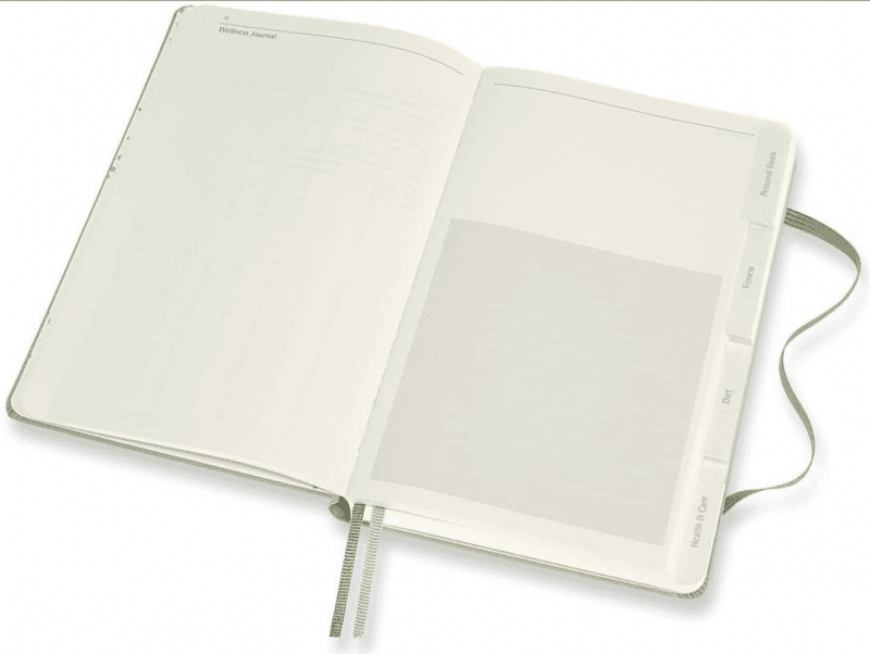 Moleskine Wellness journal L, 400 sider