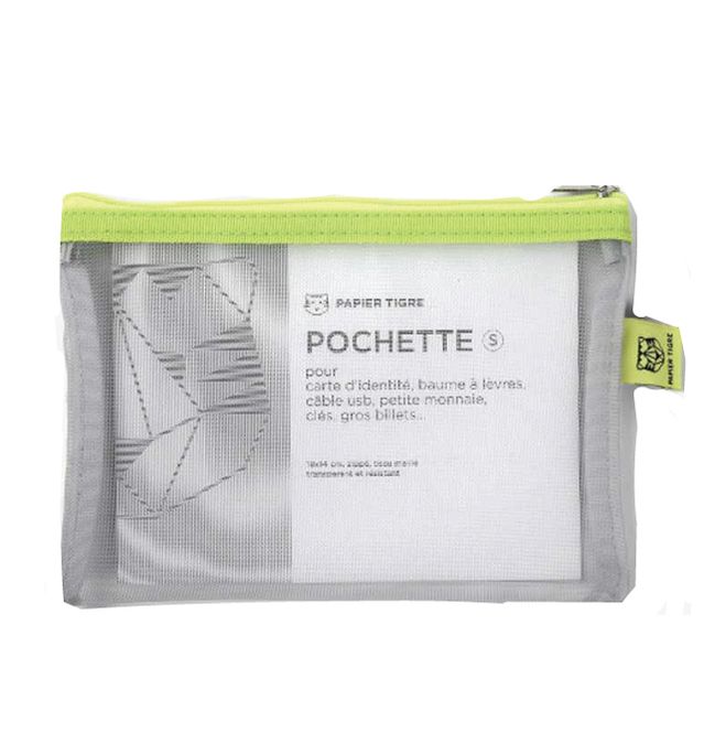 Hovedbilde Papier Tigre Pouch Neon Yellow, Small