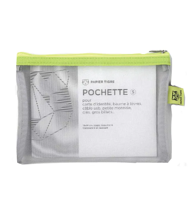 Hovedbilde Papier Tigre Pouch Neon Yellow, Small