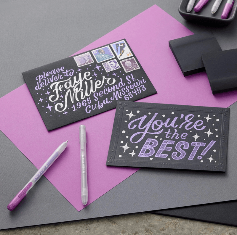 Sakura Gelly Roll Penner Metallic, 10 stk