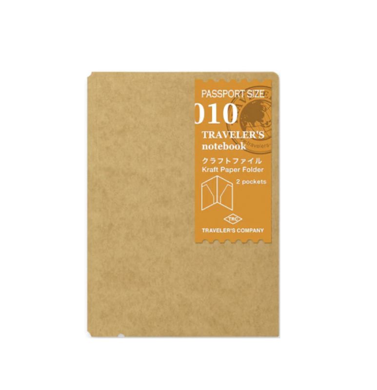 Travellers Notebook 010 Passport, Kraft Paper Folder