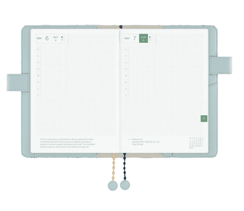 HOBONICHI Cover Mina Perhonen; Felice Blue A5