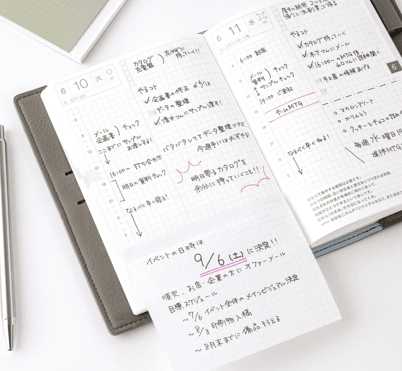 HOBONICHI TSUKI no IRO Add-on sticky Notes