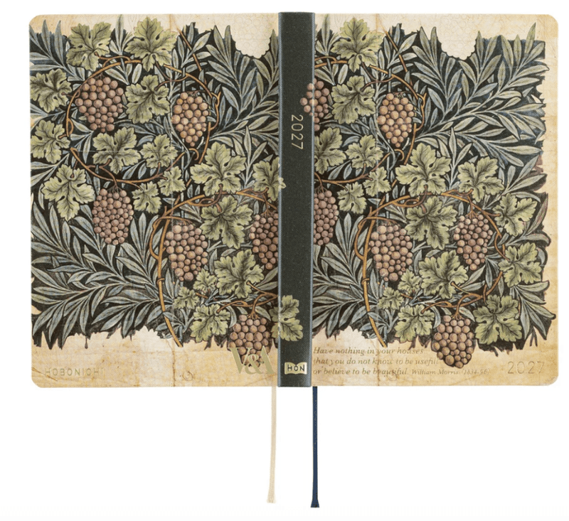 HOBONICHI Techo HON 2027 V&A Series: Vine A5
