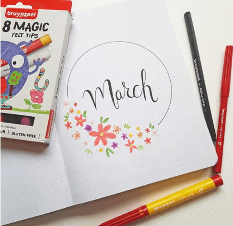 Bruynzeel Magic Felt Tips Set of 8