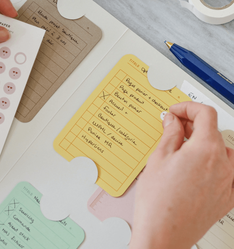 Foglietto  Kanban Millefoglie  Organizer of sheets A4