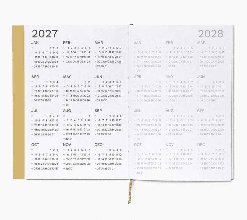 Octagon LARGE Weekly Planner 2027, A4 