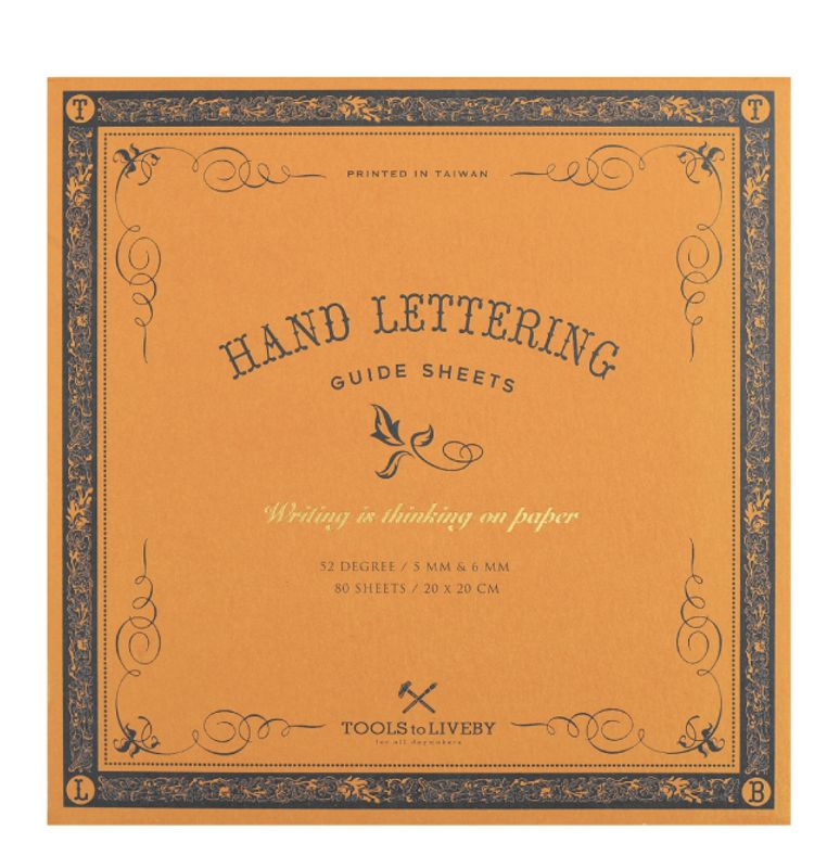 Tools to Liveby Calligraphy Practice Notebook, Handwriting
