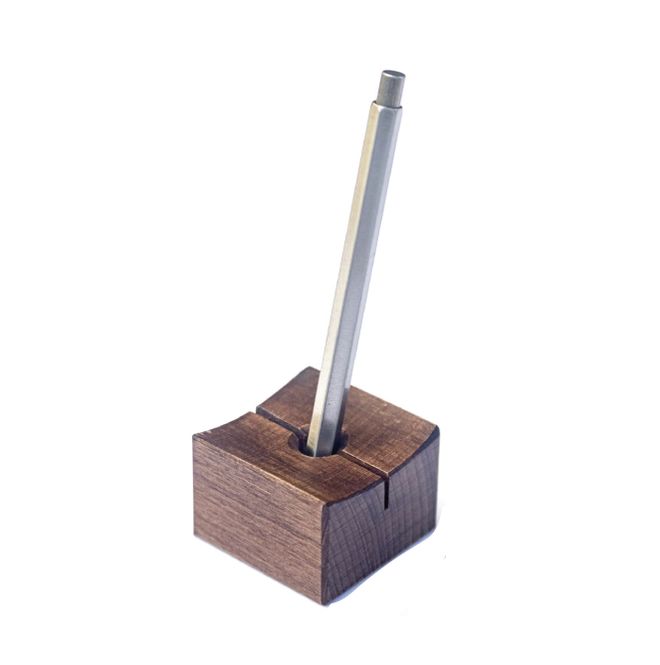 Hovedbilde Octagon Pencil Holder Point Walnut