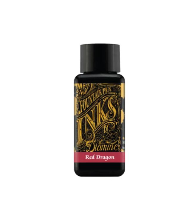 Hovedbilde Diamine Blekkhus 30 ml. Red Dragon