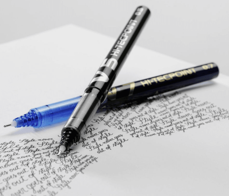 Pilot V7 Hi-Tecpoint Pen 0.7 blå/sort