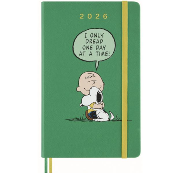 Moleskine 12 mnd Daily Notebook L 2026, Peanuts