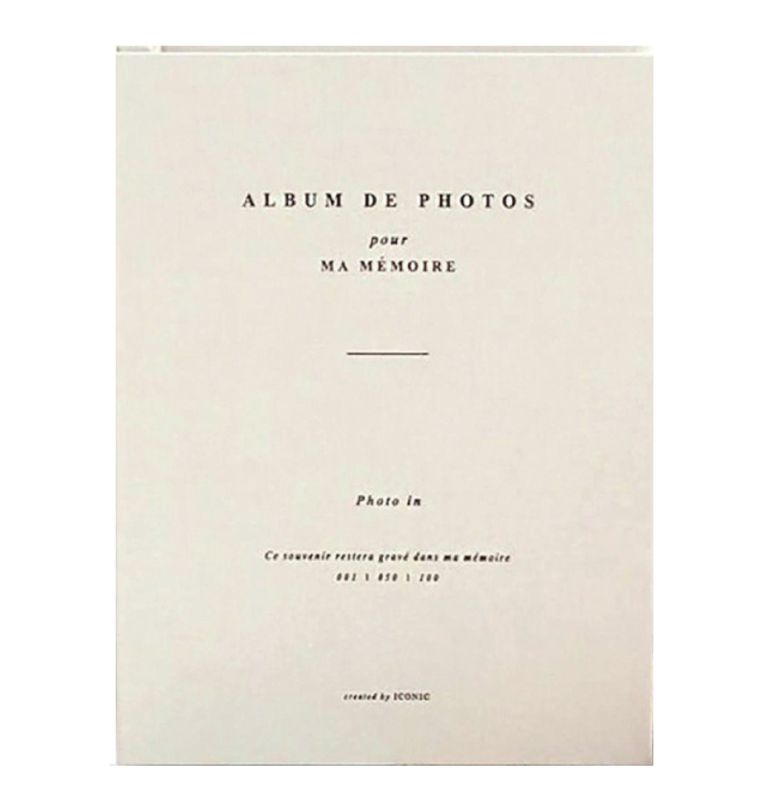 Iconic Fotoalbum, Offwhite