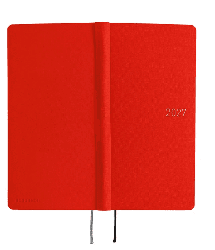 HOBONICHI Weeks MEGA 2027 Poppy Red