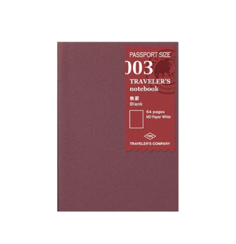 Travellers Notebook 003 Passport, Plain