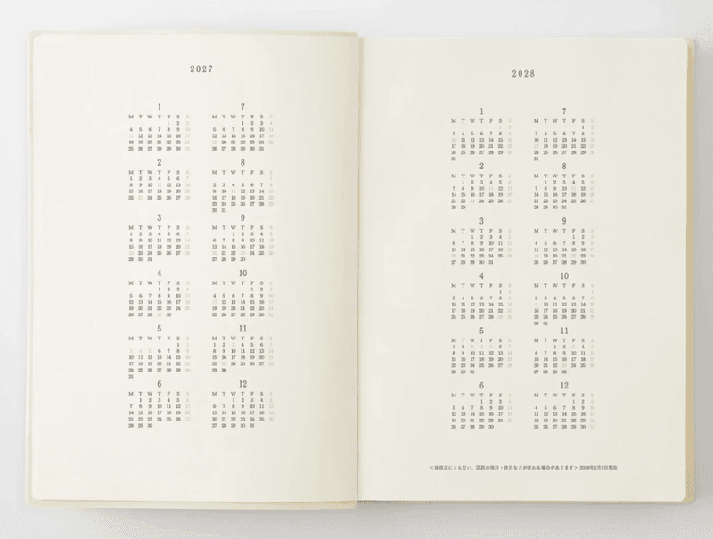 MD Notebook Diary 1Day 1Page 2027, A5
