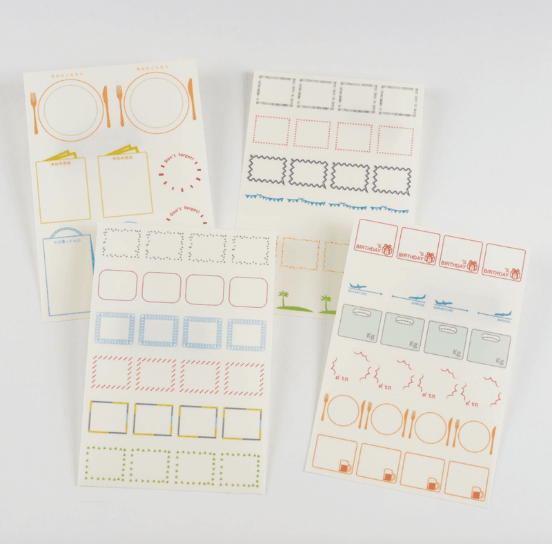 HOBONICHI Frame Stickers B