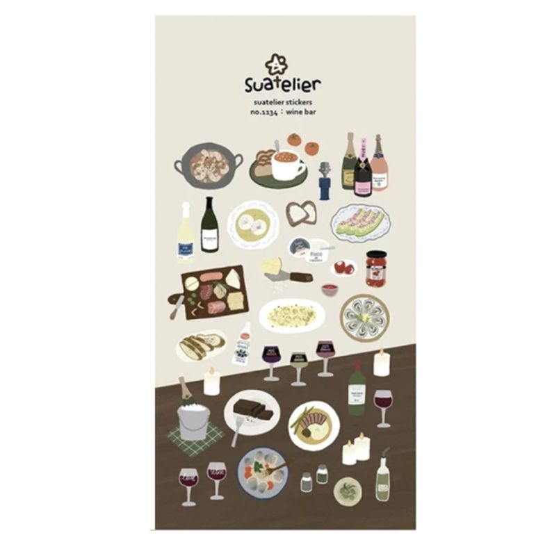 Suatelier Stickers Wine bar