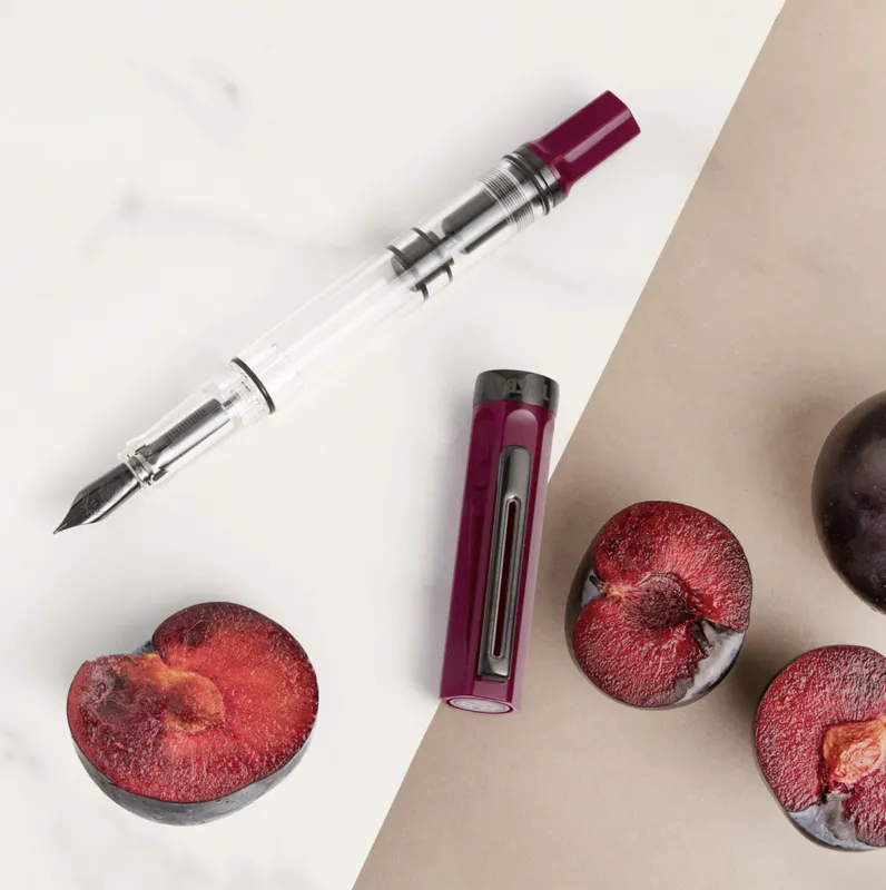TWSBI ECO Fyllepenn Plum with Onyx 