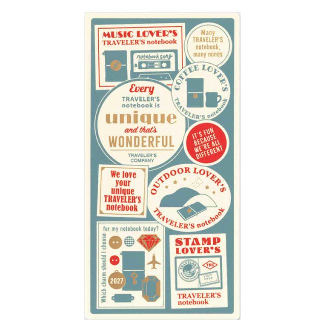 Hovedbilde Travelers Notebook 2027 Underlay Regular size